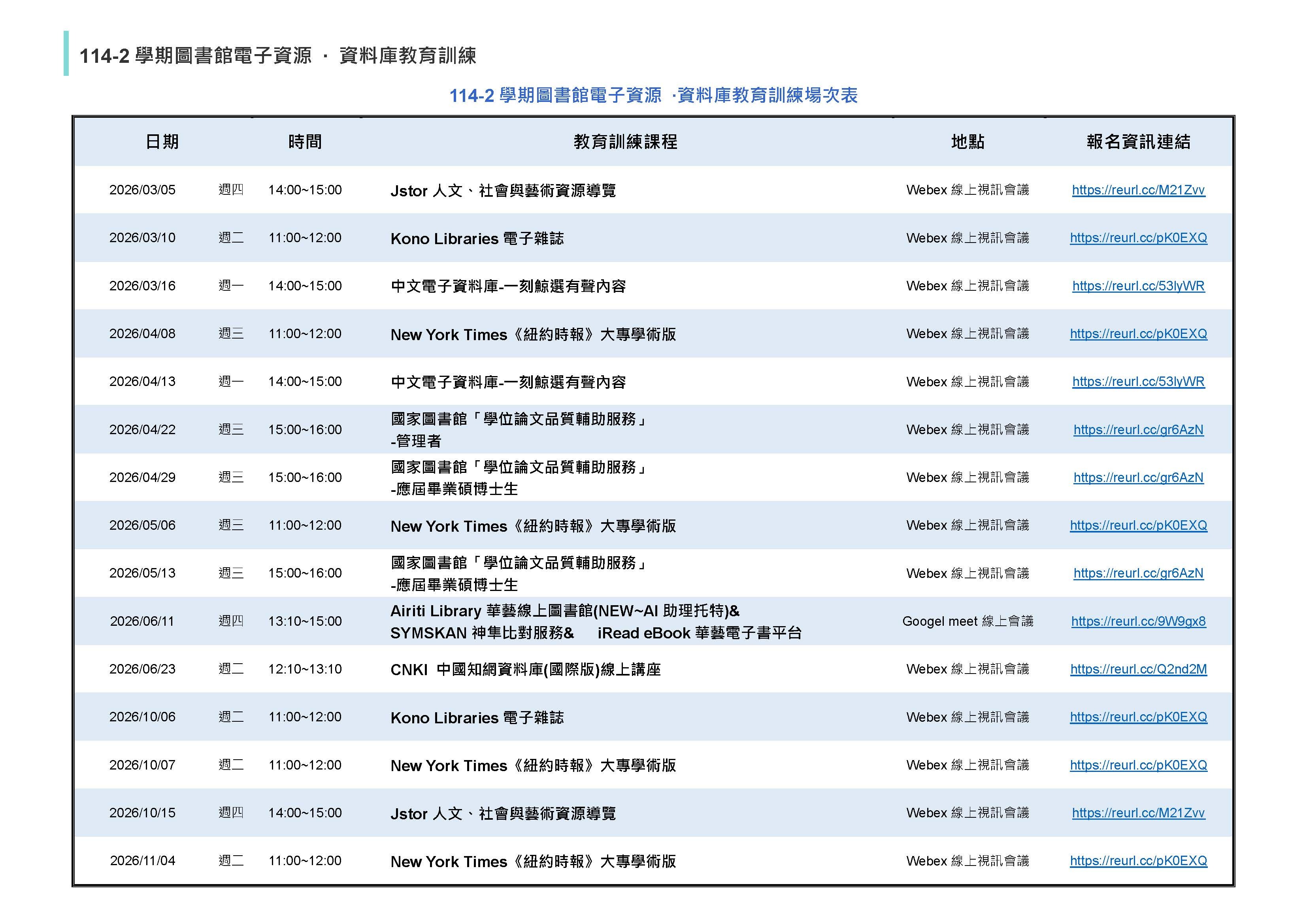 *2026年度教育訓練(請點選我)